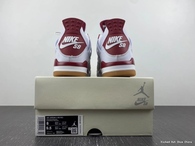 Kick Theory Red Jordan Pine 4 SB DR5415-160 Retro 0824
